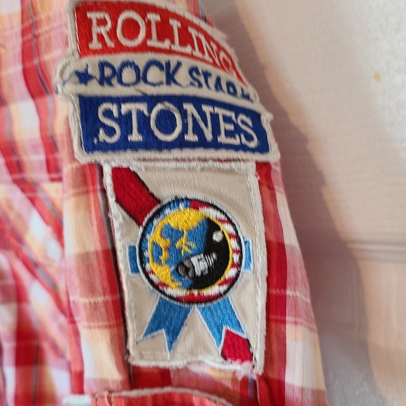 (1549) Swiss Cross Boys Casual Short Sleeve Shirt, Size: 14/16 Color: Red - Picture 4 of 10